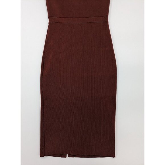 Aritzia Babaton Brown Midi Sweater Dress S - Picture 6 of 10